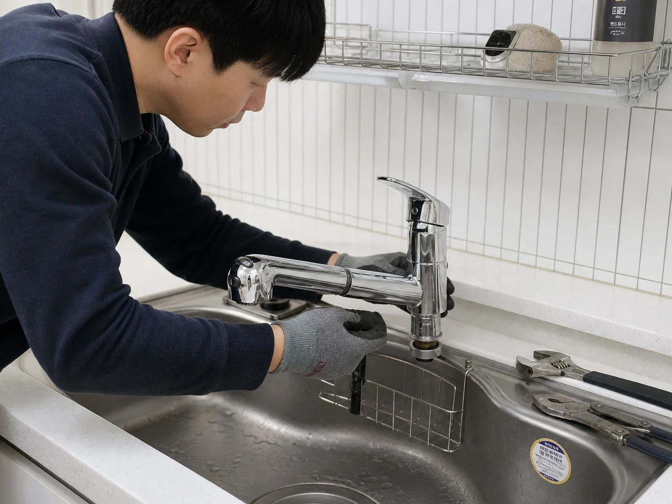 회현동 변기수전 시공조치